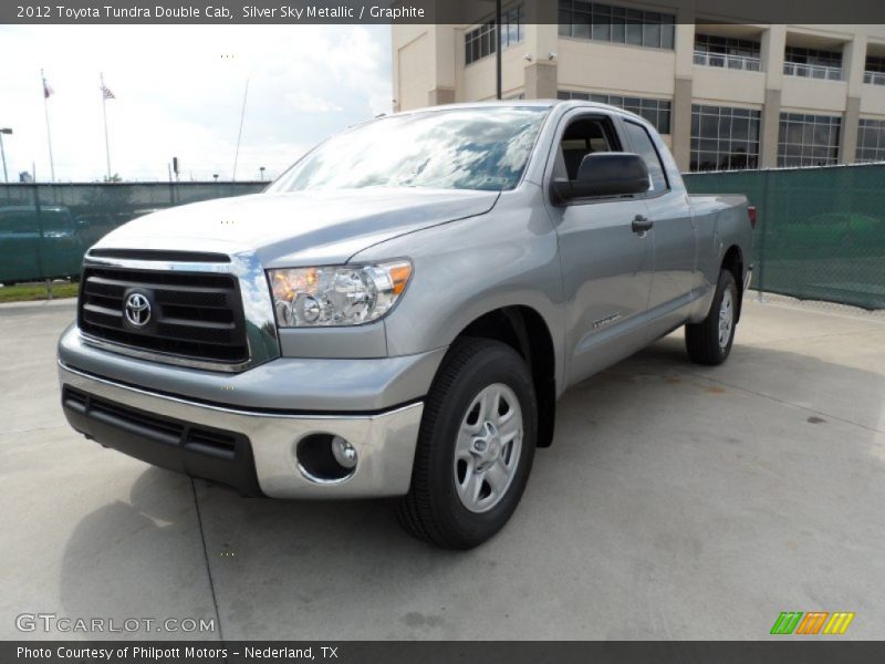 Silver Sky Metallic / Graphite 2012 Toyota Tundra Double Cab
