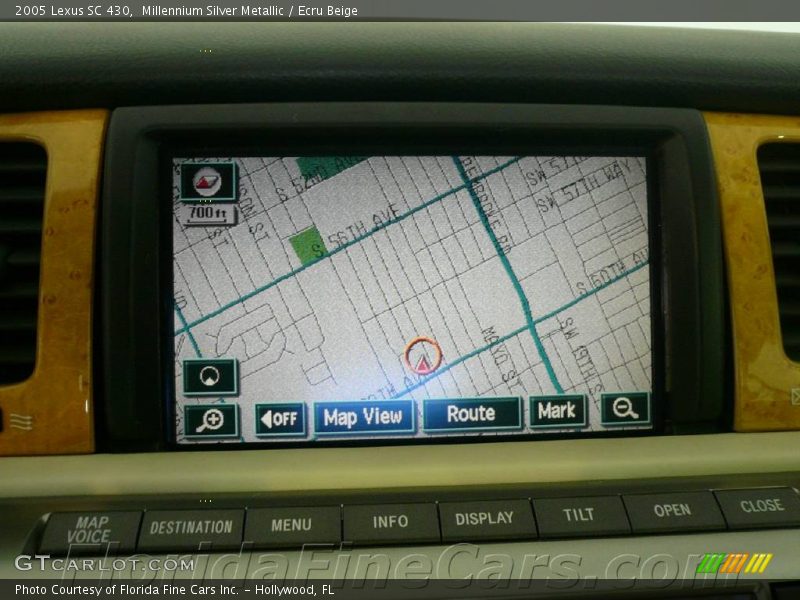 Millennium Silver Metallic / Ecru Beige 2005 Lexus SC 430