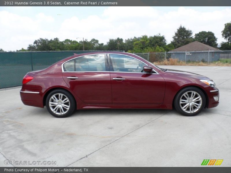  2012 Genesis 3.8 Sedan Cabernet Red Pearl