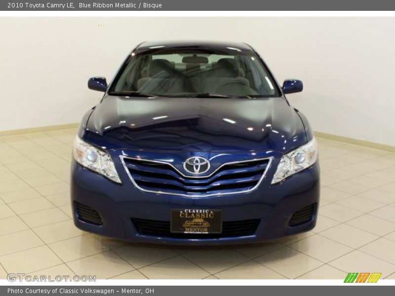 Blue Ribbon Metallic / Bisque 2010 Toyota Camry LE