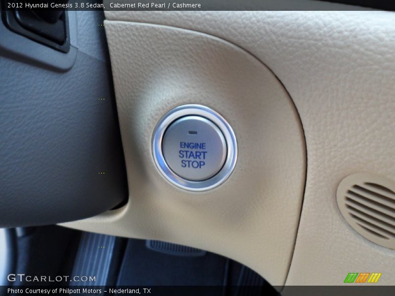 Controls of 2012 Genesis 3.8 Sedan