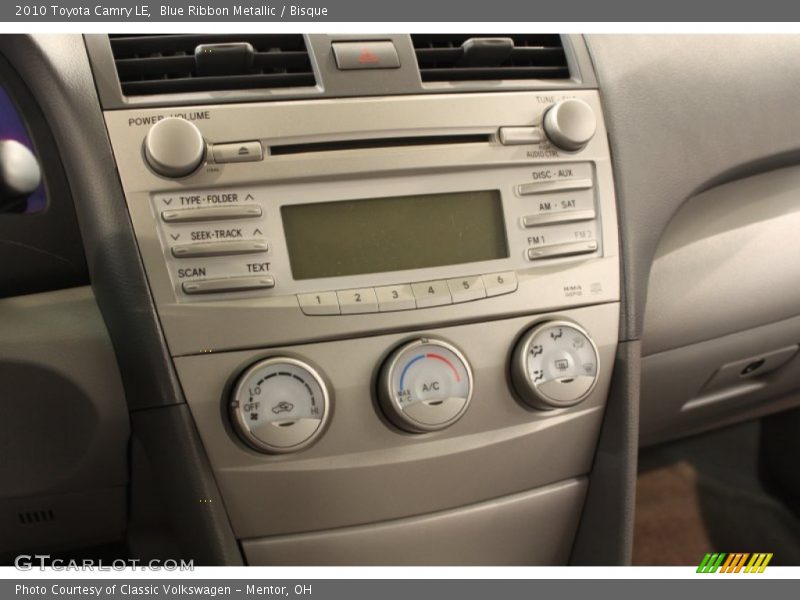 Blue Ribbon Metallic / Bisque 2010 Toyota Camry LE