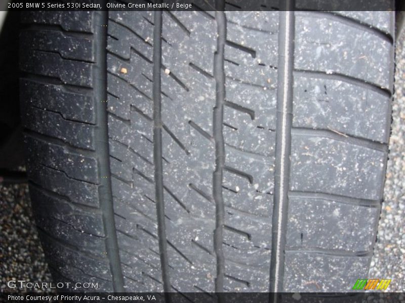 Olivine Green Metallic / Beige 2005 BMW 5 Series 530i Sedan