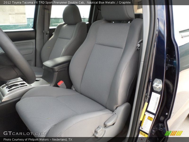  2012 Tacoma V6 TRD Sport Prerunner Double Cab Graphite Interior