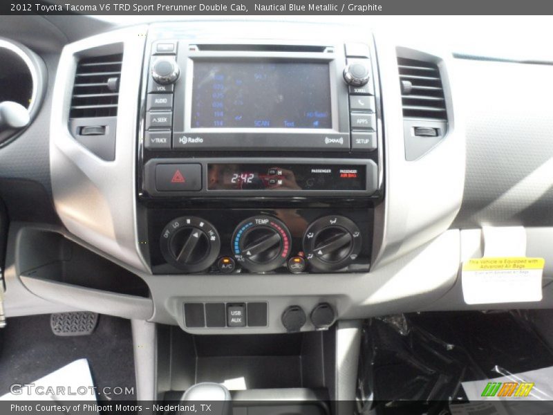 Nautical Blue Metallic / Graphite 2012 Toyota Tacoma V6 TRD Sport Prerunner Double Cab