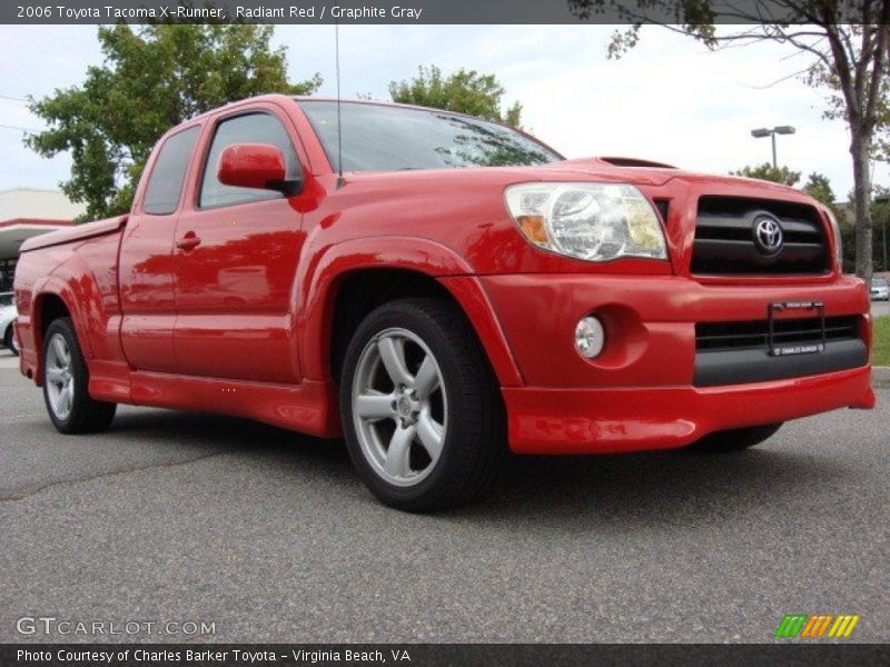 Radiant Red / Graphite Gray 2006 Toyota Tacoma X-Runner