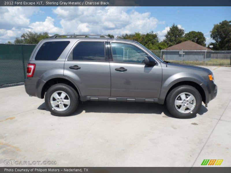 Sterling Gray Metallic / Charcoal Black 2012 Ford Escape XLT