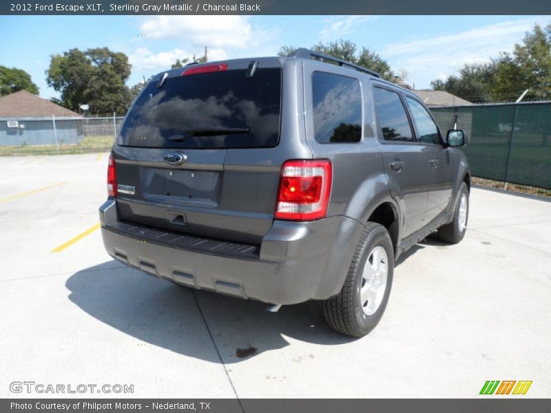 Sterling Gray Metallic / Charcoal Black 2012 Ford Escape XLT