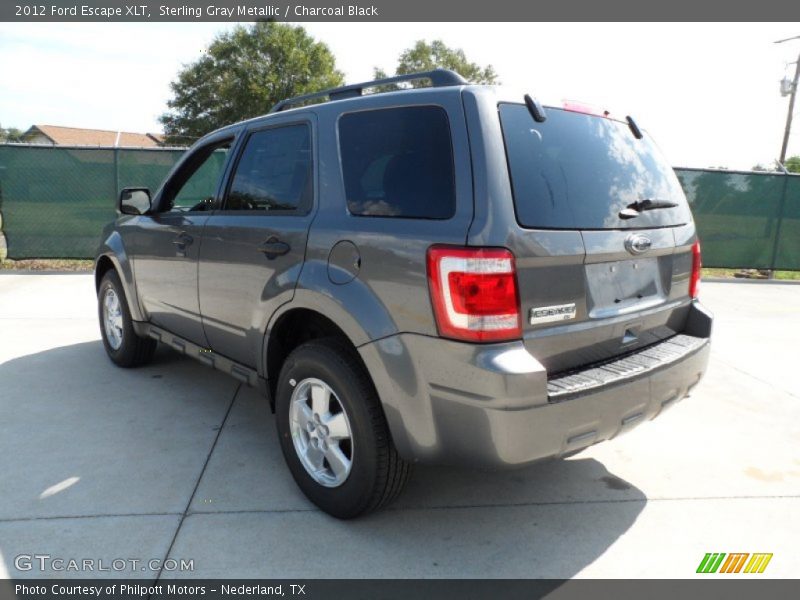 Sterling Gray Metallic / Charcoal Black 2012 Ford Escape XLT