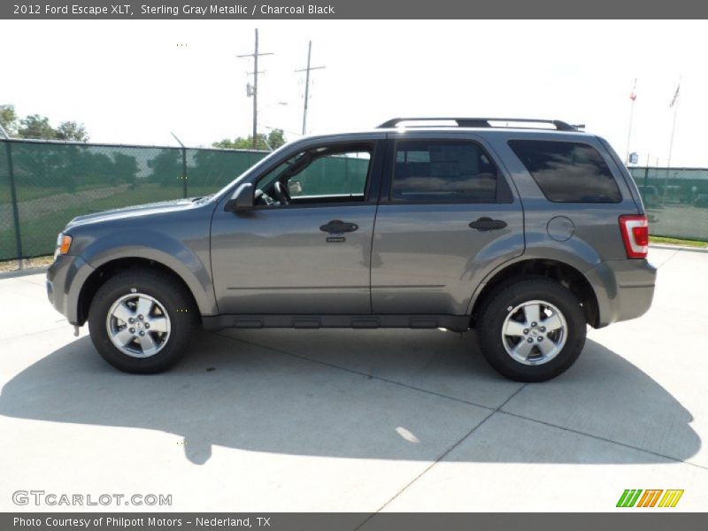 Sterling Gray Metallic / Charcoal Black 2012 Ford Escape XLT