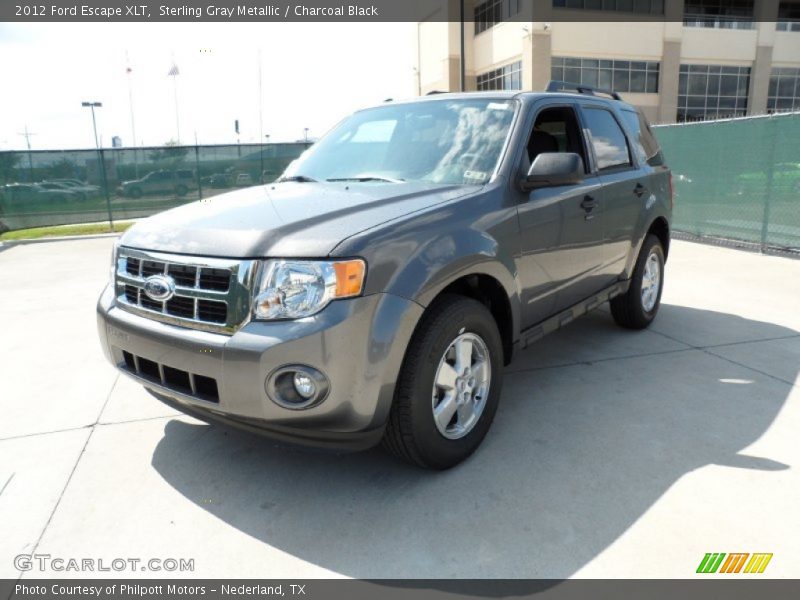 Sterling Gray Metallic / Charcoal Black 2012 Ford Escape XLT
