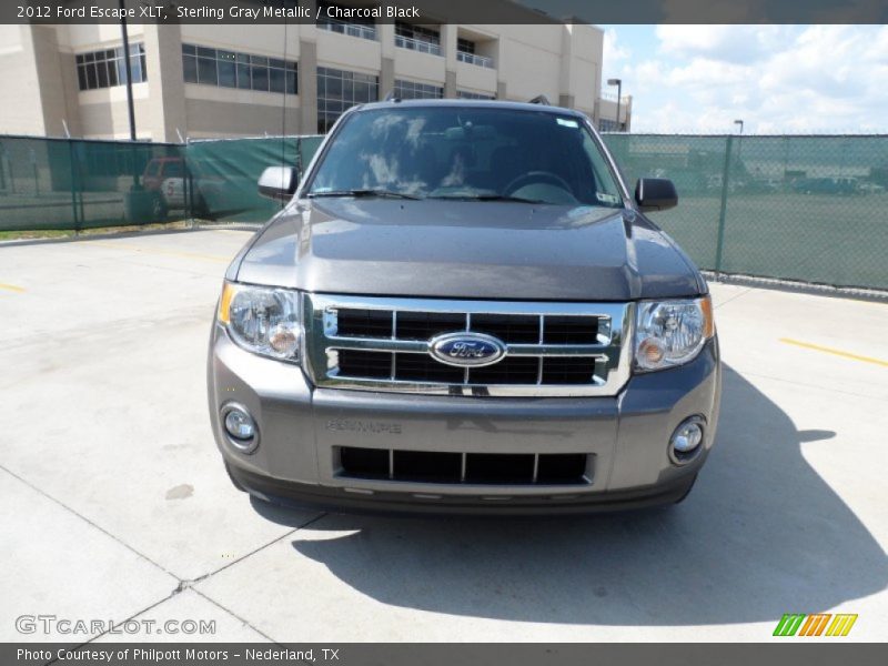 Sterling Gray Metallic / Charcoal Black 2012 Ford Escape XLT