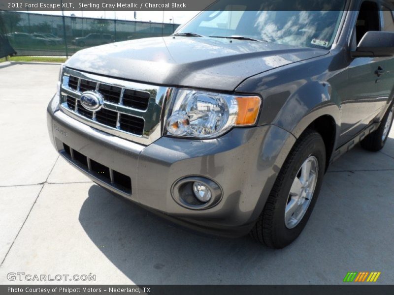 Sterling Gray Metallic / Charcoal Black 2012 Ford Escape XLT