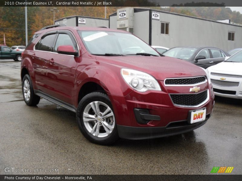 Cardinal Red Metallic / Jet Black 2010 Chevrolet Equinox LT
