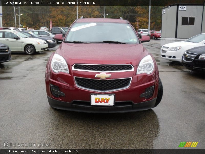 Cardinal Red Metallic / Jet Black 2010 Chevrolet Equinox LT