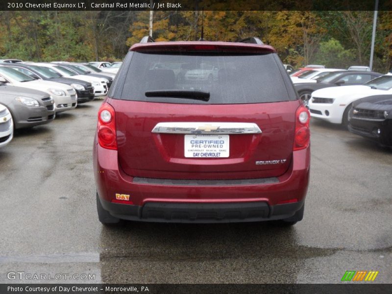 Cardinal Red Metallic / Jet Black 2010 Chevrolet Equinox LT