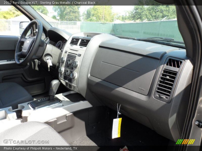 Sterling Gray Metallic / Charcoal Black 2012 Ford Escape XLT