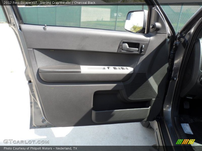 Sterling Gray Metallic / Charcoal Black 2012 Ford Escape XLT