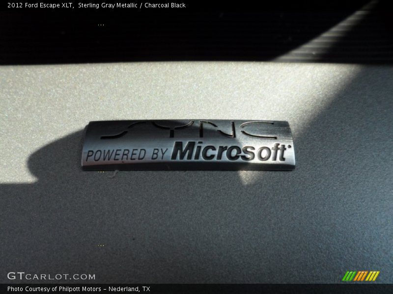 Sterling Gray Metallic / Charcoal Black 2012 Ford Escape XLT