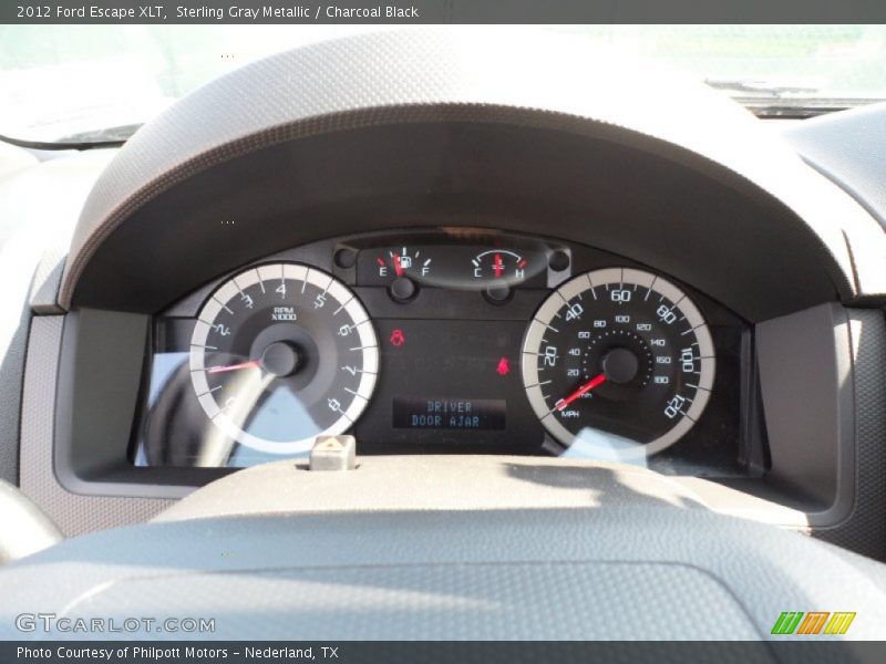 Sterling Gray Metallic / Charcoal Black 2012 Ford Escape XLT