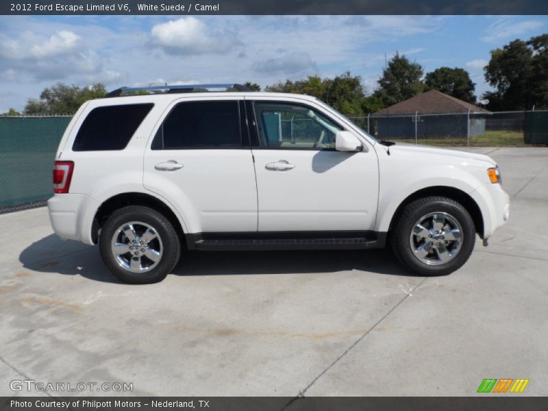 White Suede / Camel 2012 Ford Escape Limited V6