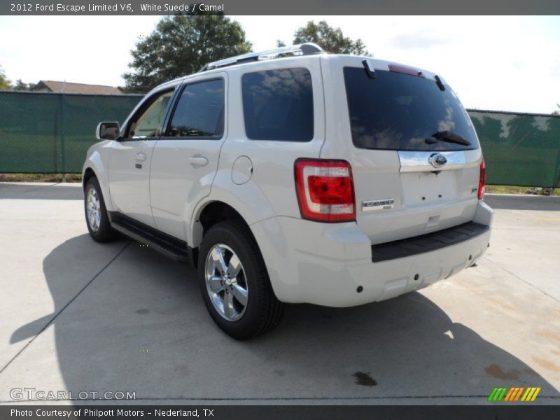 White Suede / Camel 2012 Ford Escape Limited V6