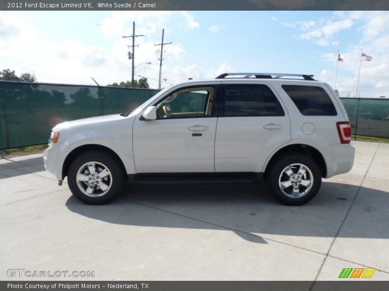 White Suede / Camel 2012 Ford Escape Limited V6