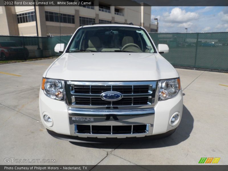 White Suede / Camel 2012 Ford Escape Limited V6