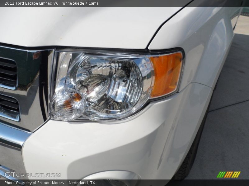 White Suede / Camel 2012 Ford Escape Limited V6