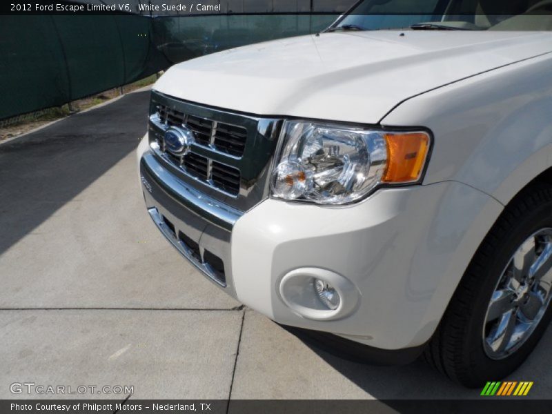 White Suede / Camel 2012 Ford Escape Limited V6