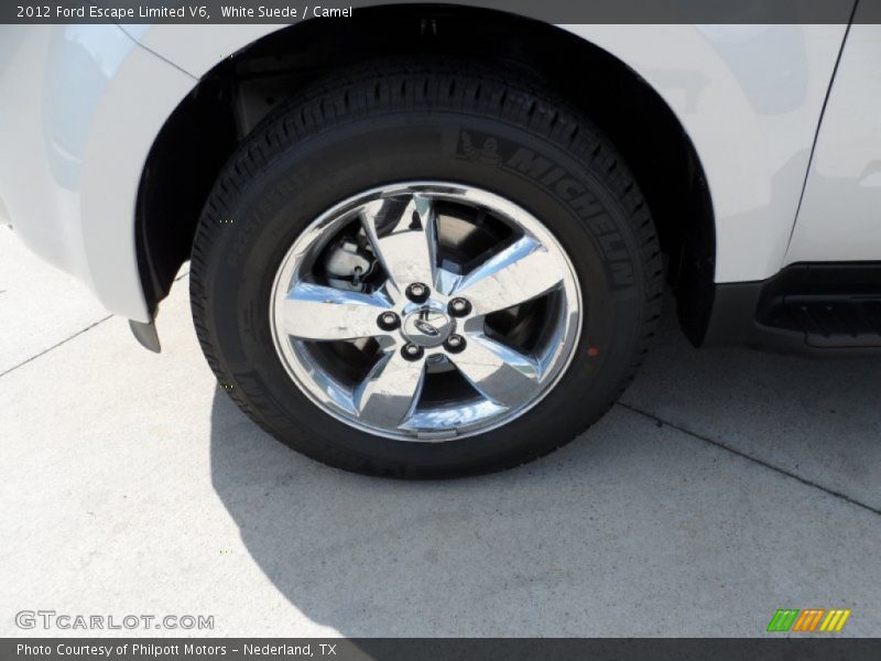 White Suede / Camel 2012 Ford Escape Limited V6