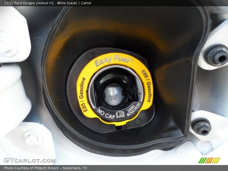 White Suede / Camel 2012 Ford Escape Limited V6