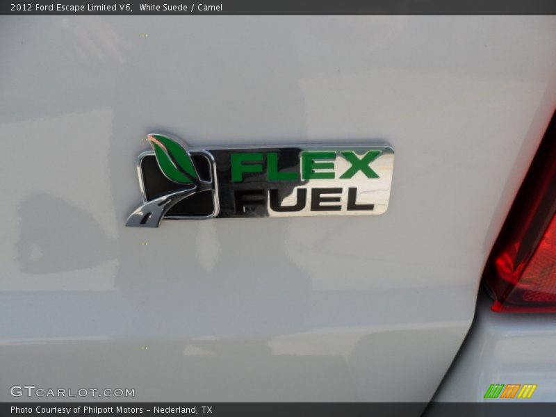 White Suede / Camel 2012 Ford Escape Limited V6