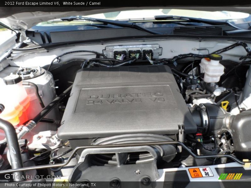 White Suede / Camel 2012 Ford Escape Limited V6