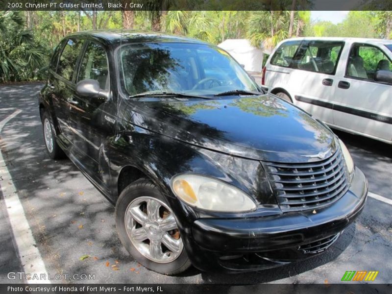 Black / Gray 2002 Chrysler PT Cruiser Limited