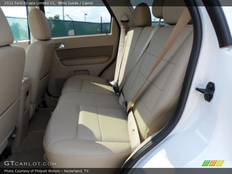 White Suede / Camel 2012 Ford Escape Limited V6