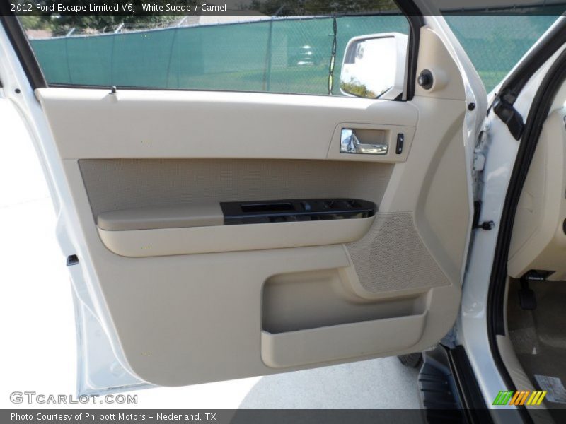 White Suede / Camel 2012 Ford Escape Limited V6
