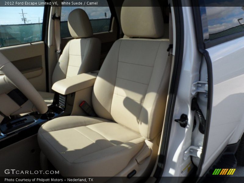 White Suede / Camel 2012 Ford Escape Limited V6