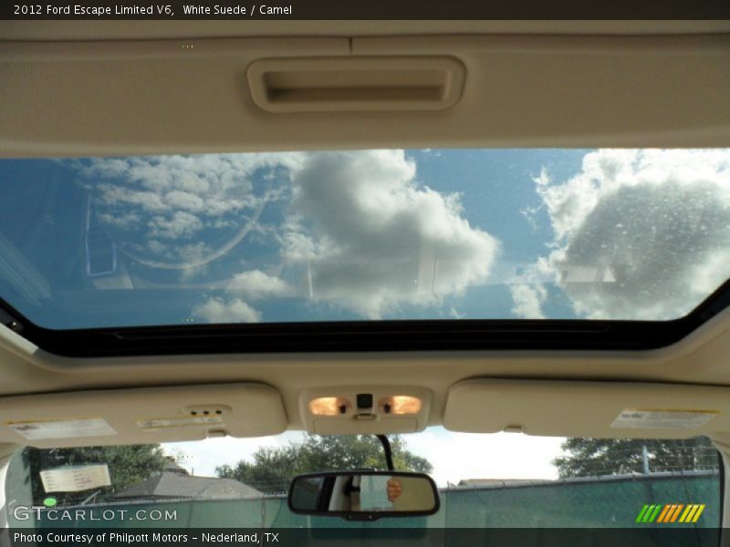White Suede / Camel 2012 Ford Escape Limited V6