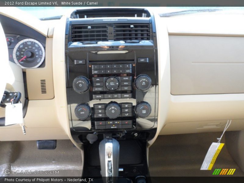White Suede / Camel 2012 Ford Escape Limited V6