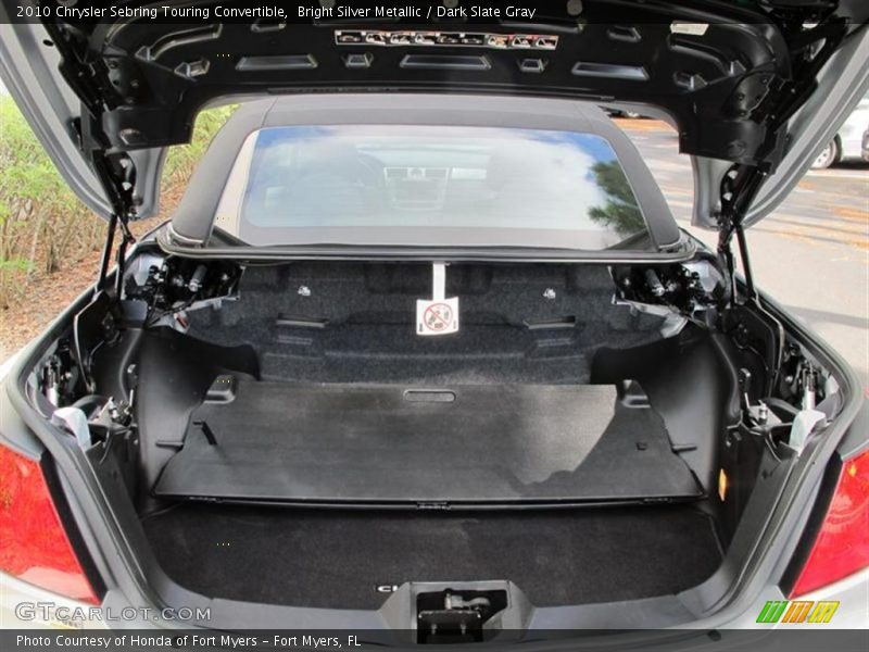 Bright Silver Metallic / Dark Slate Gray 2010 Chrysler Sebring Touring Convertible