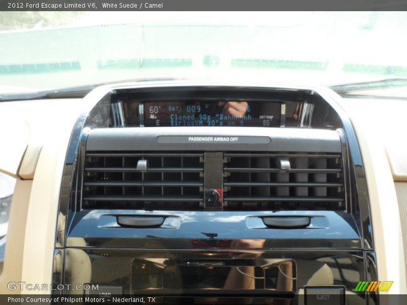 White Suede / Camel 2012 Ford Escape Limited V6