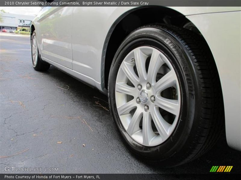 Bright Silver Metallic / Dark Slate Gray 2010 Chrysler Sebring Touring Convertible