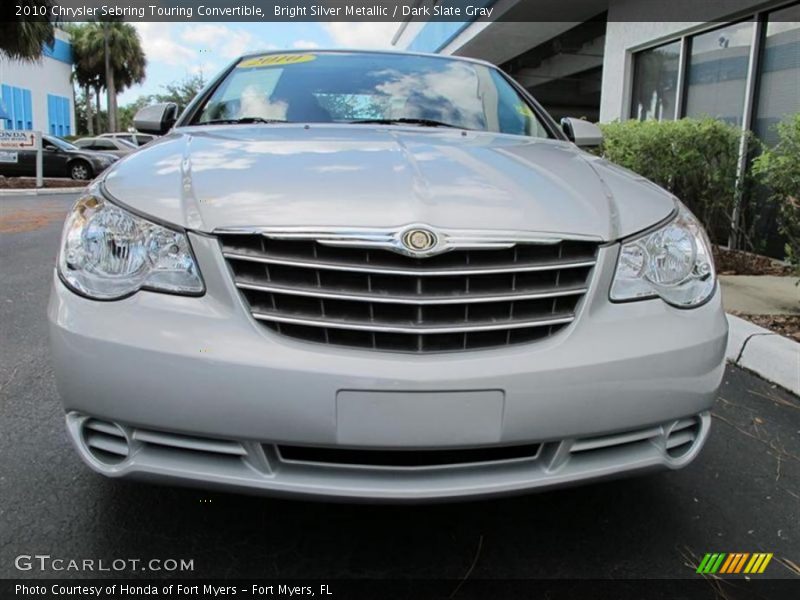 Bright Silver Metallic / Dark Slate Gray 2010 Chrysler Sebring Touring Convertible