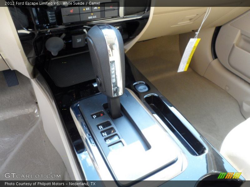 White Suede / Camel 2012 Ford Escape Limited V6