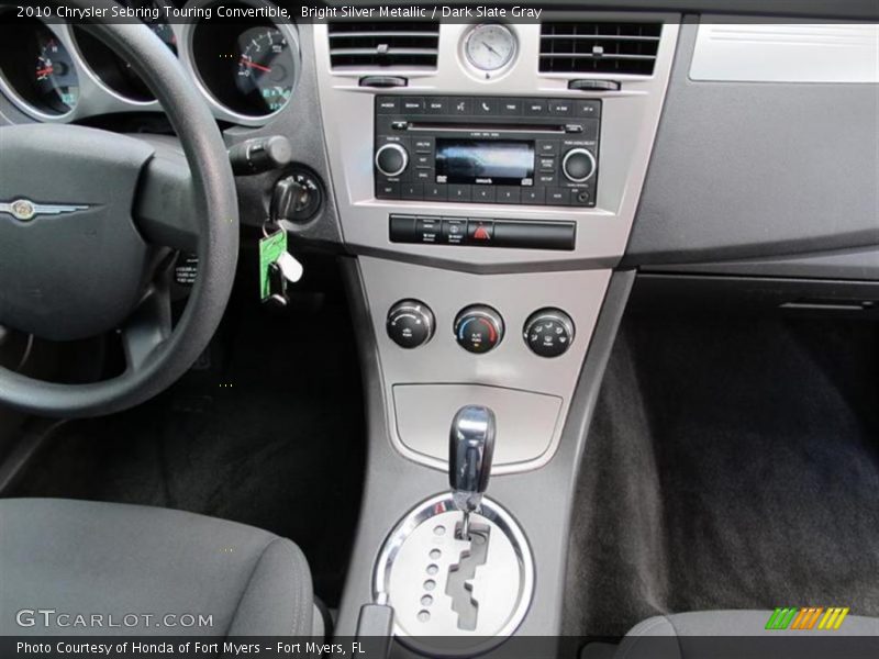Bright Silver Metallic / Dark Slate Gray 2010 Chrysler Sebring Touring Convertible