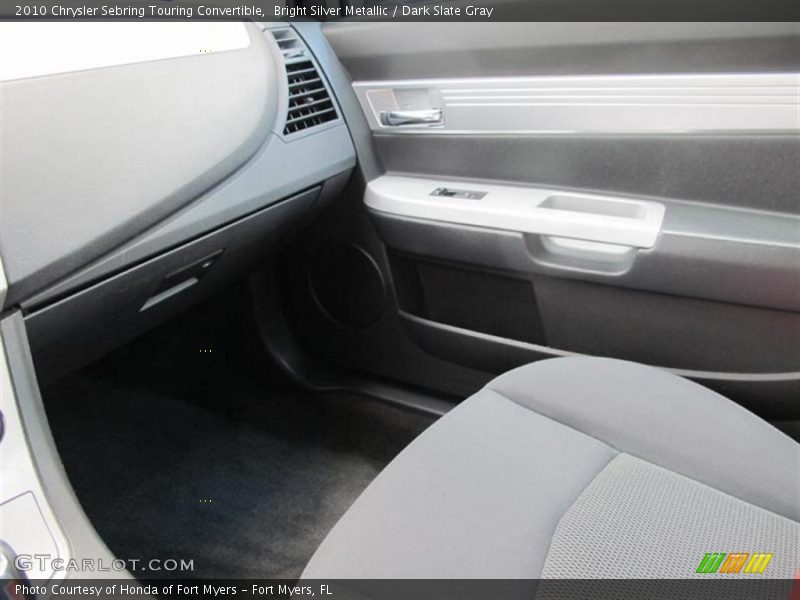 Bright Silver Metallic / Dark Slate Gray 2010 Chrysler Sebring Touring Convertible