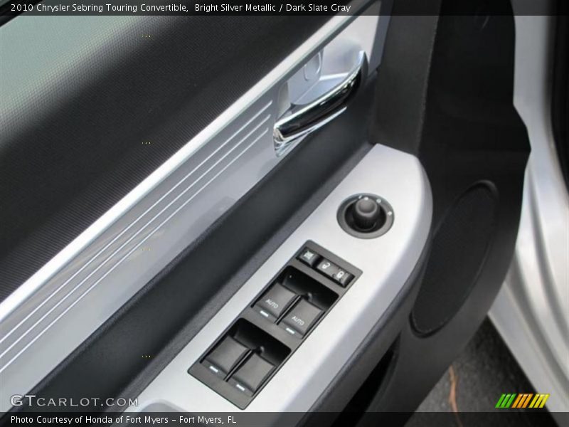 Bright Silver Metallic / Dark Slate Gray 2010 Chrysler Sebring Touring Convertible