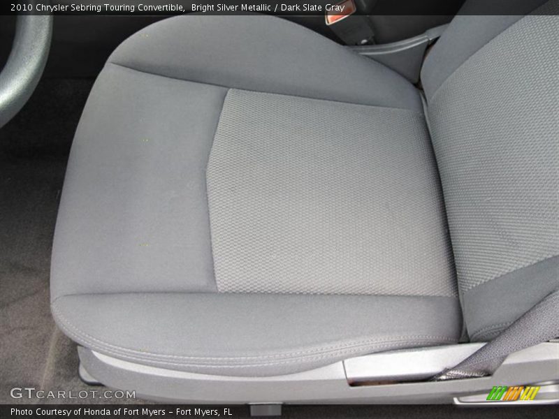 Bright Silver Metallic / Dark Slate Gray 2010 Chrysler Sebring Touring Convertible