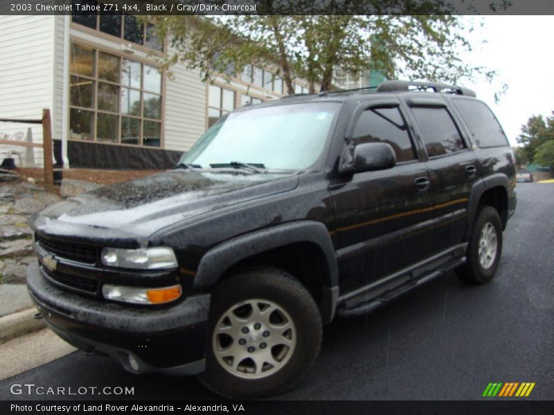 Black / Gray/Dark Charcoal 2003 Chevrolet Tahoe Z71 4x4
